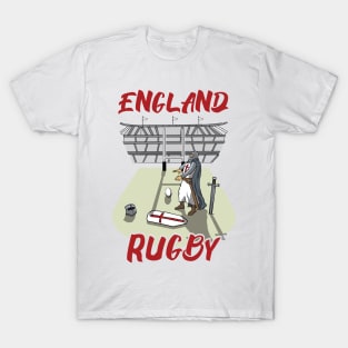 England 6 Nations Rugby Knight Rugby Fans T-Shirt